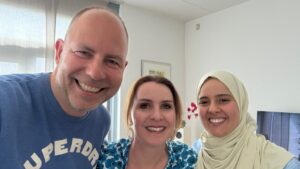 Martijn Tillema, Saskia Schepers en Naoual Azouagh-Chamlal